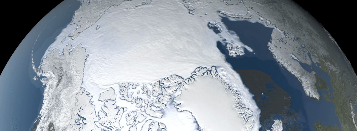 nasa satellite image of sea ice