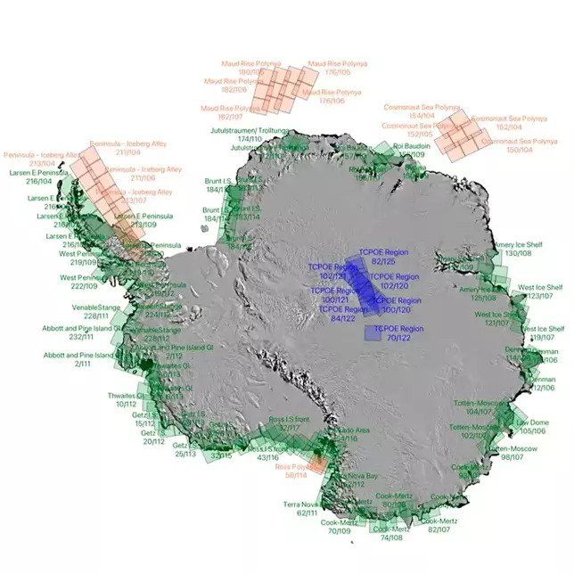 map of antarctica