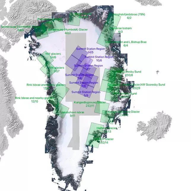 map of greenland