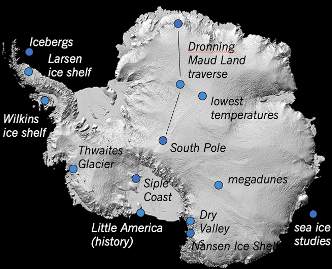 map of expeditions