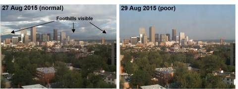 Images taken of downtown Denver.