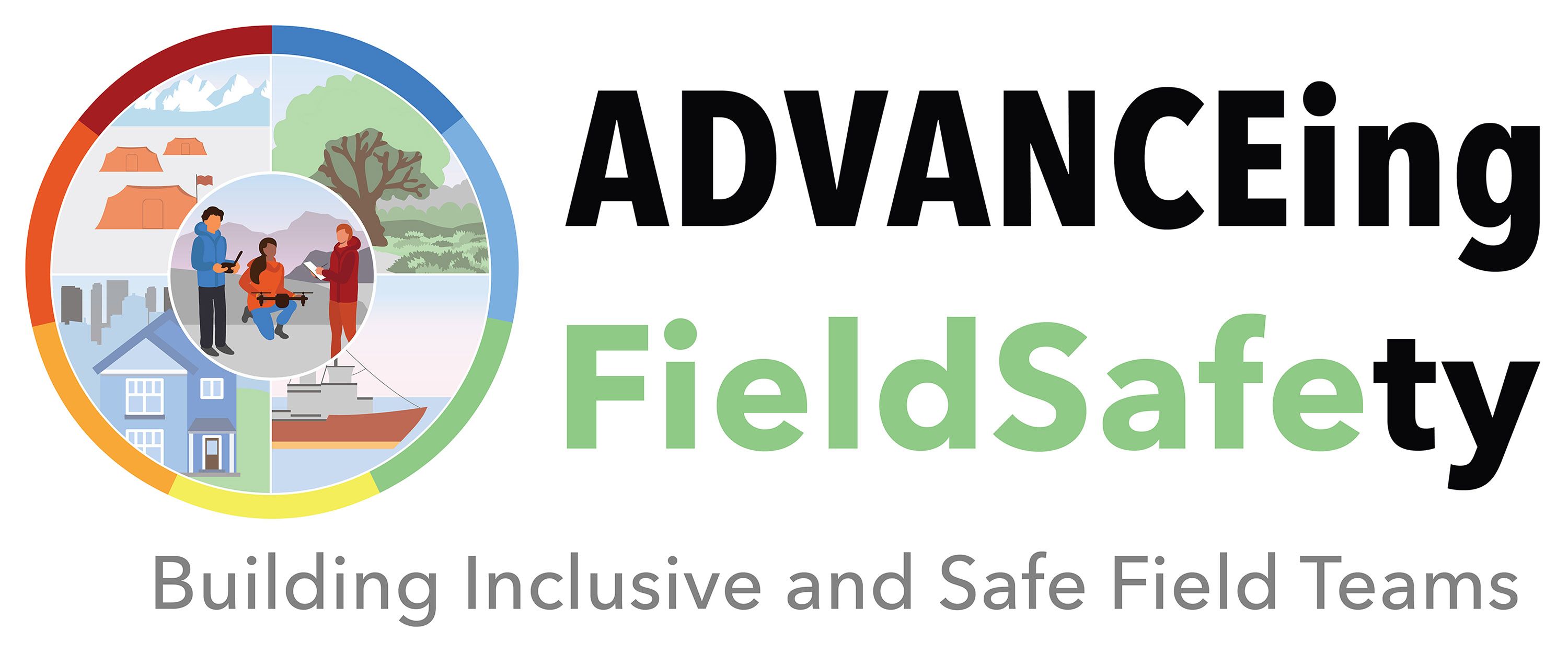 Colorful logo that reads ADVANCEing FieldSafety