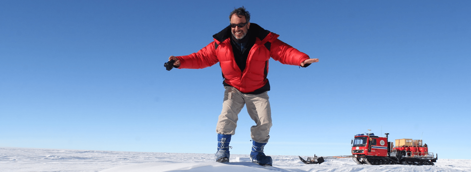 Ted Scambos Surfing on Ice