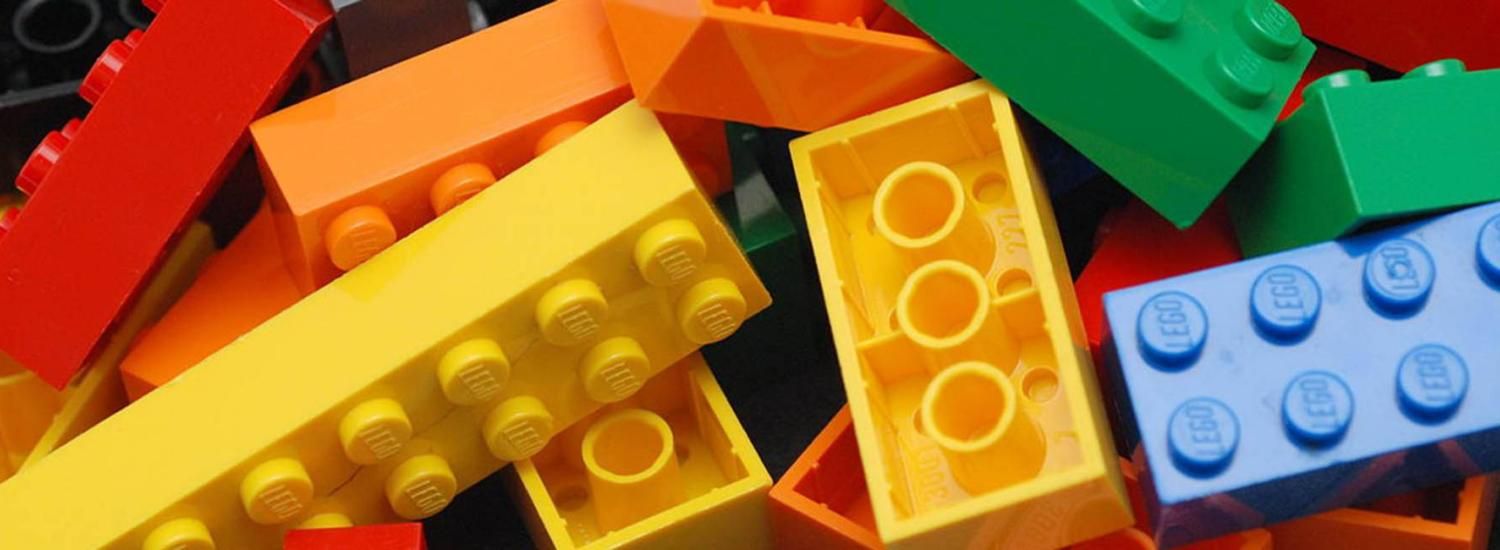 Legos, contruction-based toys. 