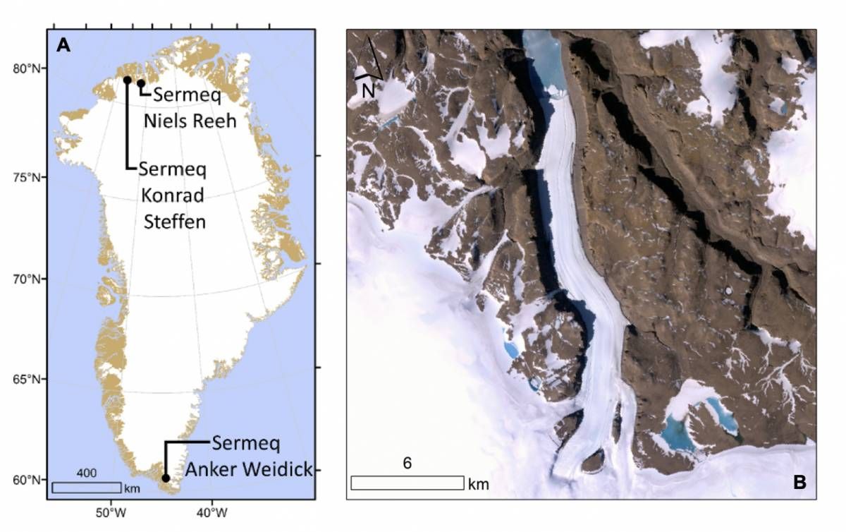 A map of greenland