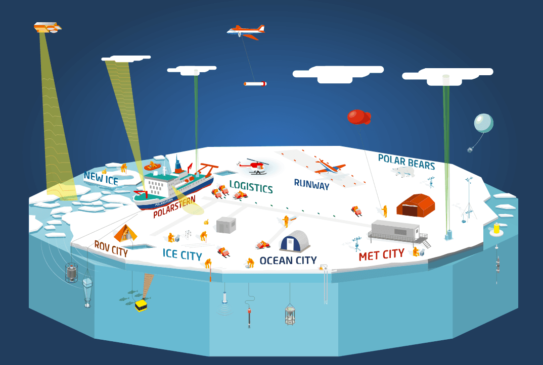 Diagram detailing the various responsibilities of the team.