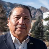 Headshot of James Rattling Leaf