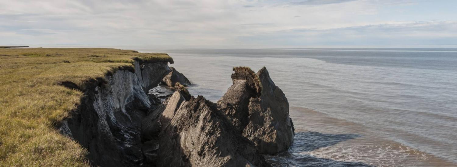 Coastal erosion in Alaska&#039;s North Slope