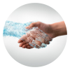 water handshake  