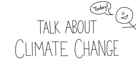 Talk About Climate Change Today Graphic from CLEAN Resource "Have the Talk: Climate Conversations"