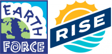 Earth Force and RISE Challenge logo