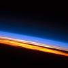 Sunset in space