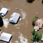 Homes Flooded in Minot, N.D. by U.S. Army Corps