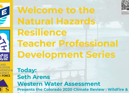Teacher PD Series: Natural Hazards with Seth Arens