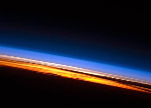 Sunset in Space by NASA