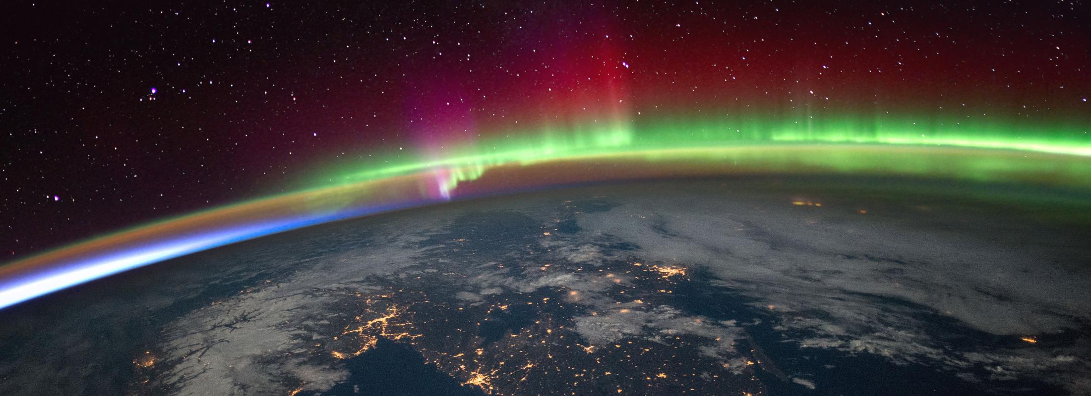 Aurora Borealis from Space by NASA