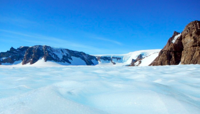 Blue Ice Area in East Antarctica